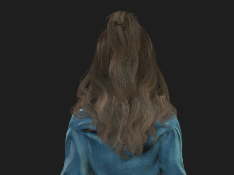 Beautiful Woman Model Perfect for Games and animations 3D-Modell