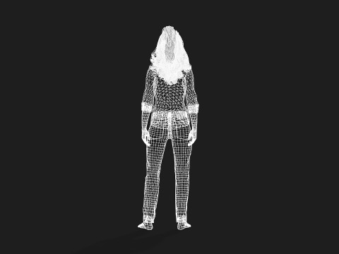 Beautiful Woman Model Perfect for Games and animations 3D-Modell
