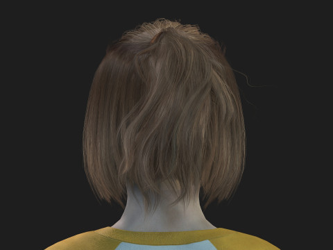 Modern Woman Character Fully Game Ready Modelo 3D