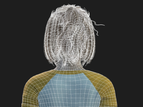 Modern Woman Character Fully Game Ready Modelo 3D