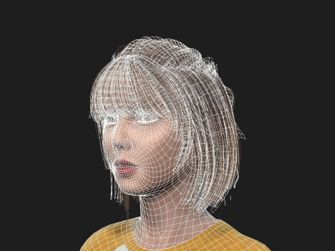 Modern Woman Character Fully Game Ready Modelo 3D