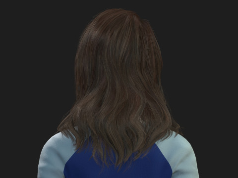 Game Ready Woman Rigged and Textured Model 3D