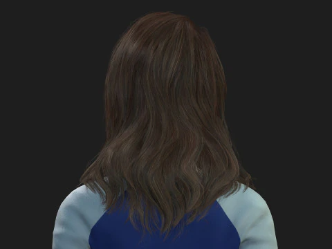 Game Ready Woman Rigged and Textured 3D Model