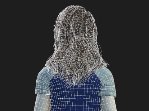Game Ready Woman Rigged and Textured Model 3D