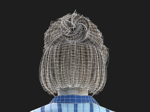 Fully Rigged and Textured 3D Female Character Model 3D