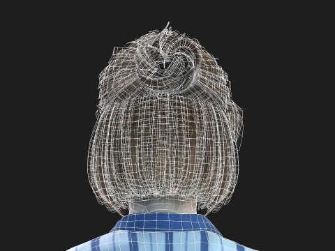 Fully Rigged and Textured 3D Female Character 3D Model