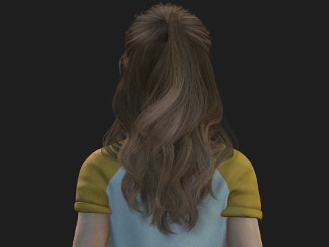 Highly Detailed 3D Female Model Modèle 3D