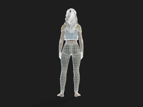 Highly Detailed 3D Female Model Modèle 3D