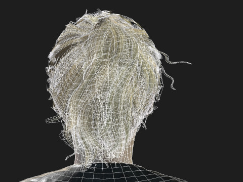 3D Girl Character for Games 3D मॉडल