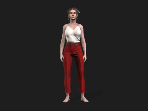 Realistic of a Girl Modelo 3D