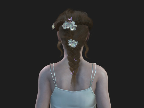 Realistic of a Girl 3D-Modell