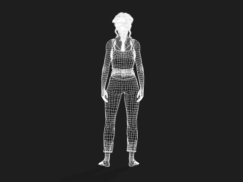 Realistic of a Girl 3D-Modell