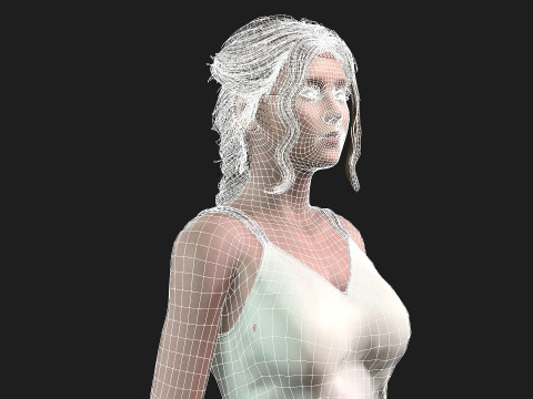 Realistic of a Girl 3D-Modell