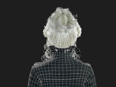 Game and animation ready woman character 3Dモデル