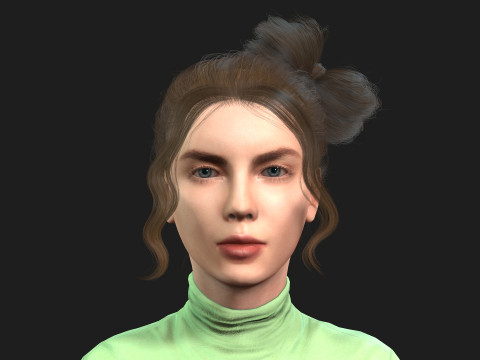 3d woman for animations 3D 模型