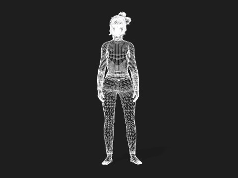 3d woman for animations 3D 模型
