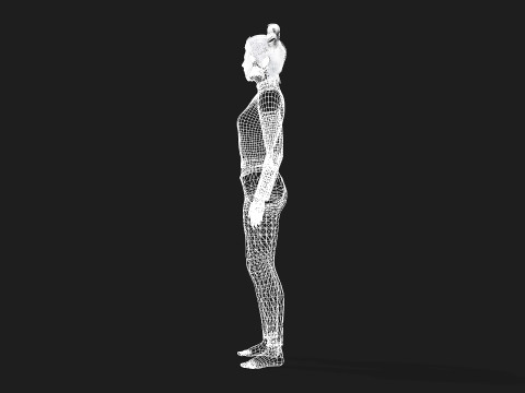 3d woman for animations 3D 模型