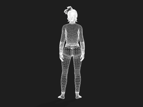 3d woman for animations 3D 模型