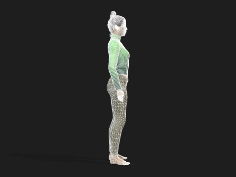 3d woman for animations 3D 模型