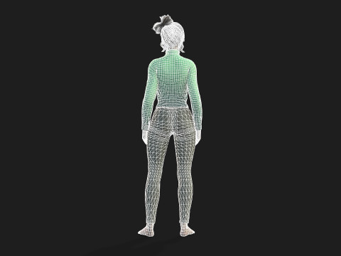 3d woman for animations 3D 模型