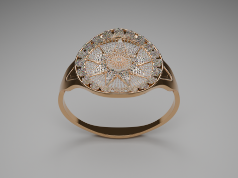 Beautiful 3d Ring Model Modelo 3D