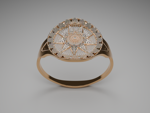 Beautiful 3d Ring Model Modelo 3D