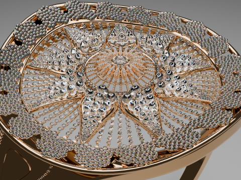 Beautiful 3d Ring Model Modelo 3D