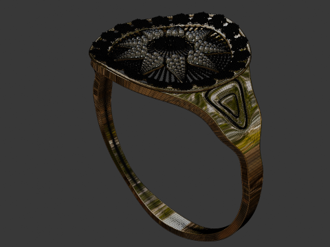 Beautiful 3d Ring Model Modelo 3D