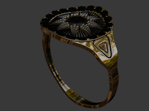 Beautiful 3d Ring Model Modelo 3D