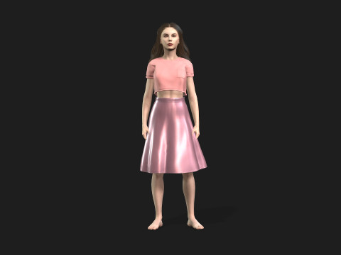 Realistic of a Woman 3Dモデル