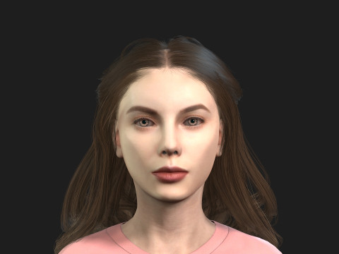 Realistic of a Woman Modello 3D