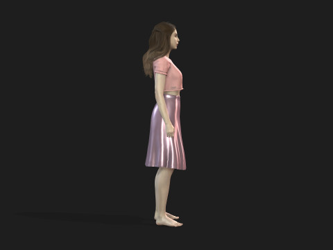 Realistic of a Woman Modello 3D