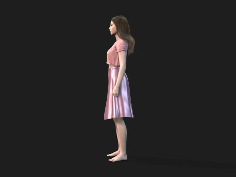 Realistic of a Woman Modello 3D