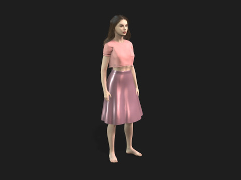 Realistic of a Woman Modello 3D