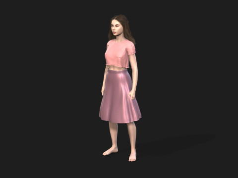 Realistic of a Woman Modello 3D