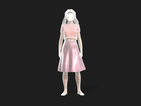 Realistic of a Woman Modello 3D
