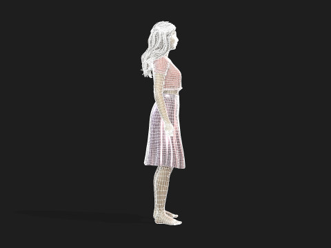 Realistic of a Woman Modello 3D