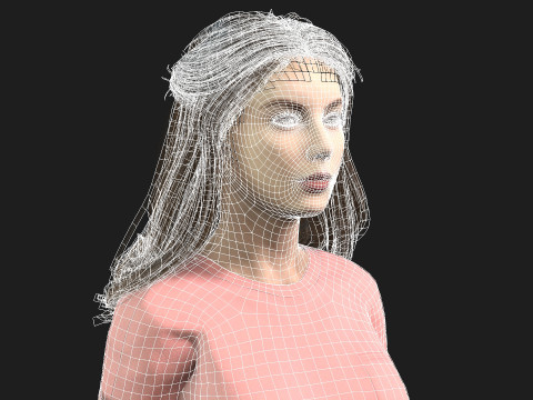 Realistic of a Woman Modello 3D