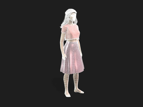 Realistic of a Woman Modello 3D
