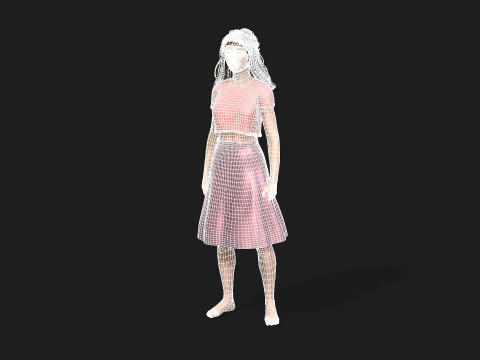 Realistic of a Woman Modello 3D