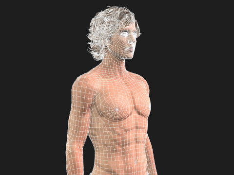 Realistic Male Model Fully Rigged and Animation Ready Modèle 3D