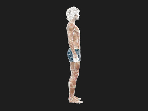 Realistic Male Model Fully Rigged and Animation Ready Modèle 3D