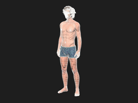 Realistic Male Model Fully Rigged and Animation Ready Modèle 3D
