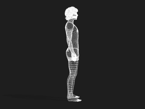 Realistic Male Model Fully Rigged and Animation Ready Modèle 3D