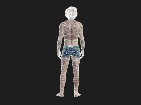 Realistic Male Model Fully Rigged and Animation Ready Modèle 3D