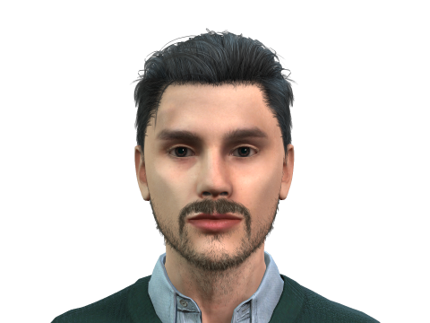 Realistic Man Character Game and Animation Ready 3D 模型