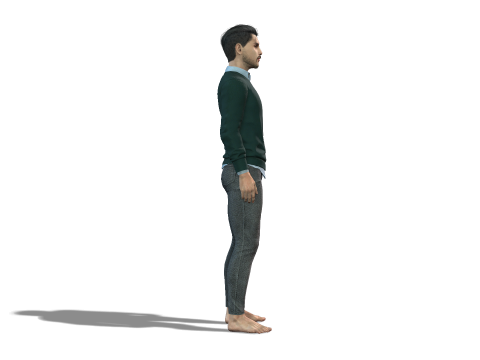 Realistic Man Character Game and Animation Ready 3D 模型