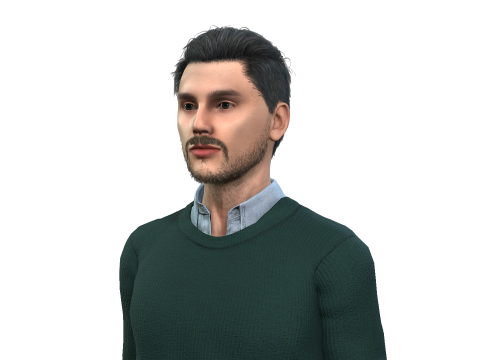 Realistic Man Character Game and Animation Ready 3D 模型