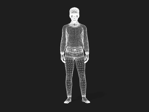 Realistic Man Character Game and Animation Ready 3D 模型