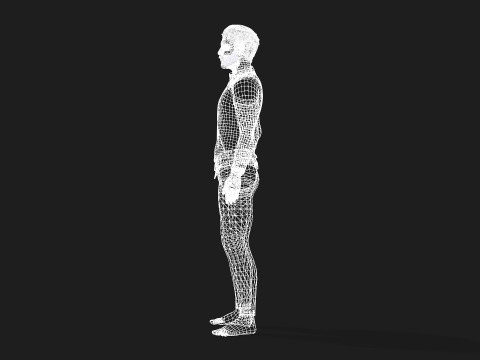 Realistic Man Character Game and Animation Ready 3D 模型